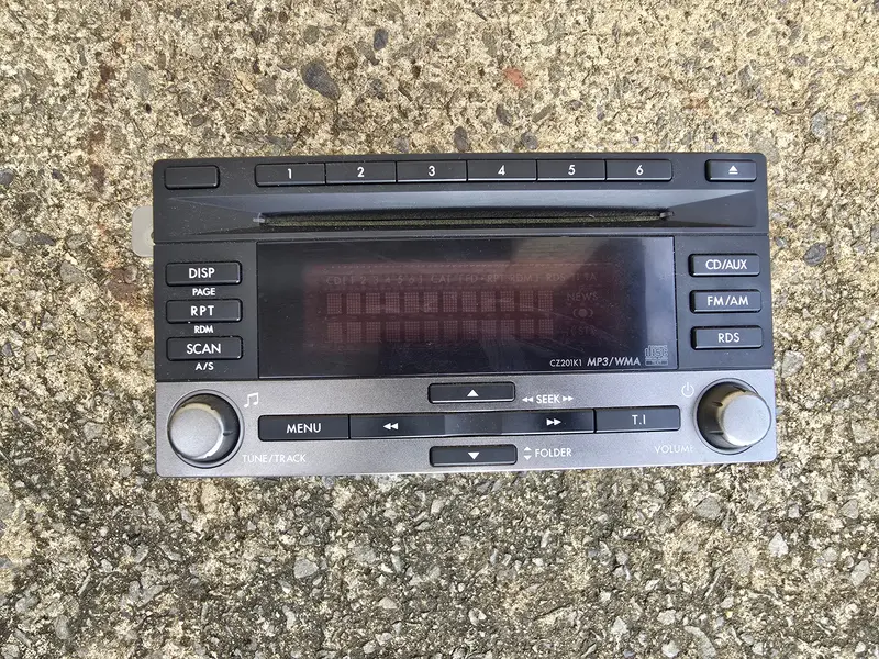 Subaru Impreza 2008 - 14 Gh G3 Hatch Stereo Cd Player Head Unit Aux Cz201k1 1