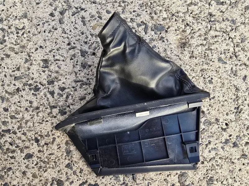 Subaru Impreza G3 Wrx 08 -14 Console Leather Hand Brake Boot Cover Surround Trim 1