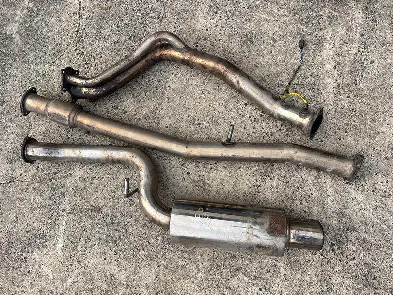 Subaru Impreza Gdb Wrx Sti 05 - 07 Ej255 Turbo Back Aftermarket Exhaust System 1