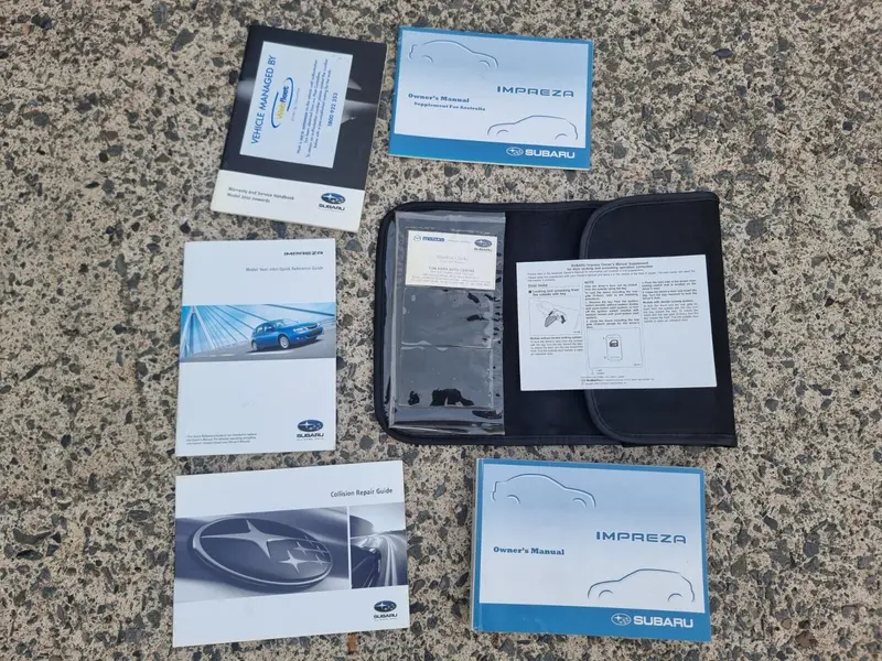 Subaru Impreza Gh G3 08 - 11 Factory Owners Manual Log Book Wallet Brochures 1