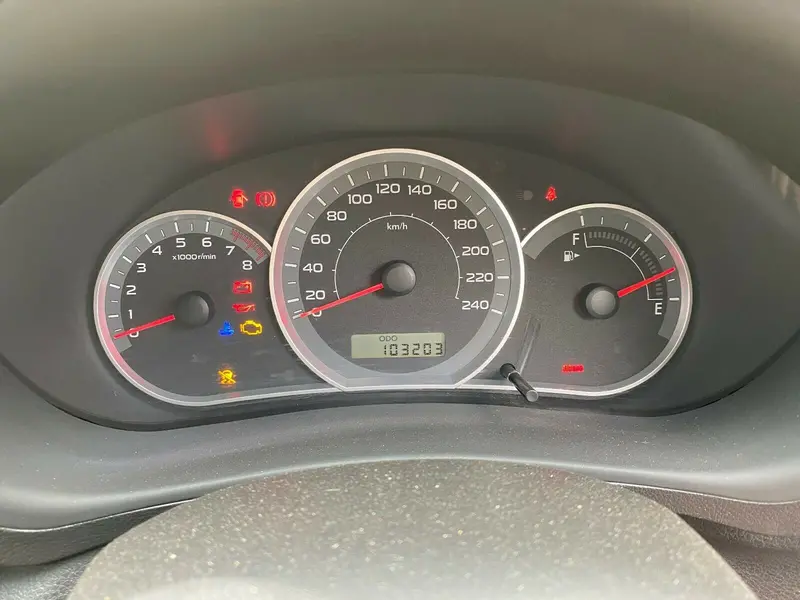 Subaru Impreza Gh G3 08 - 14 Dash Instrument Cluster Speedo Low 100,000Km Manual 2