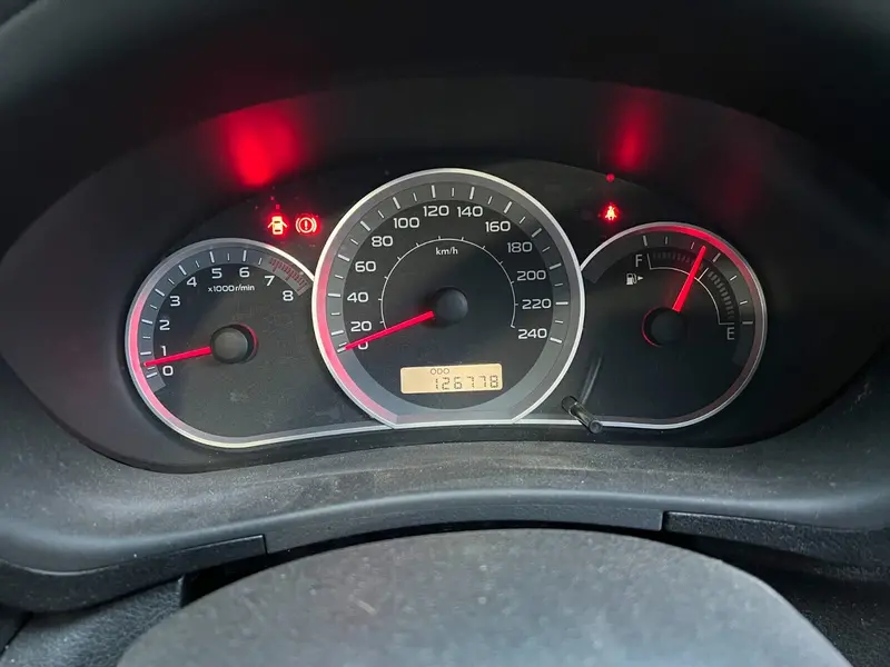 Subaru Impreza Gh G3 08 - 14 Dash Instrument Cluster Speedo Low 126,778Km Manual 1
