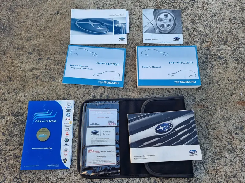 Subaru Impreza Gh G3 08 - 14 Factory Owners Manual Log Book Wallet Brochures 1