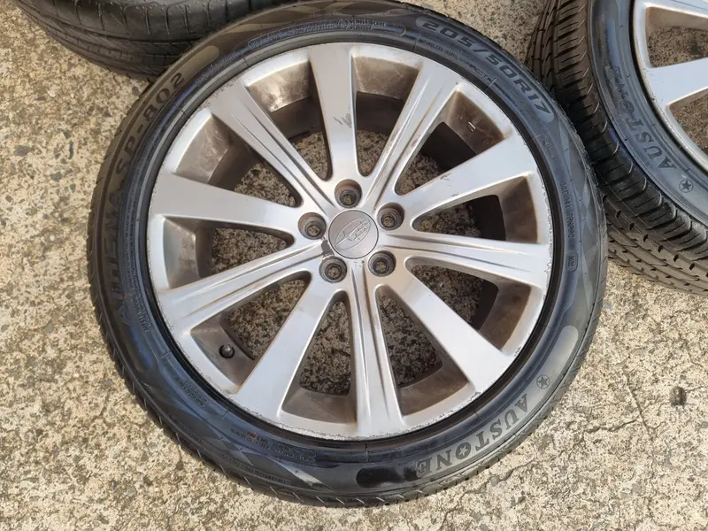 Subaru Impreza Gh Rs Wrx 2008 -14 Factory Wheels Set Tyres Rims Mags 205/50 R17" 2