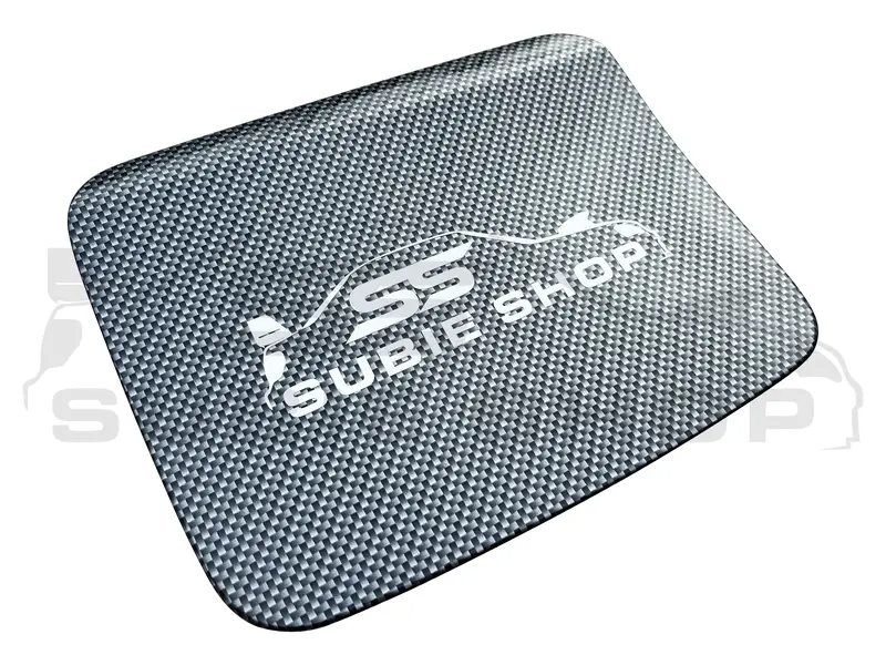 Subaru Impreza Hatch 08 - 11 Gh G3 Carbon Fiber Wrapped Petrol Door Lid Panel Ss 2