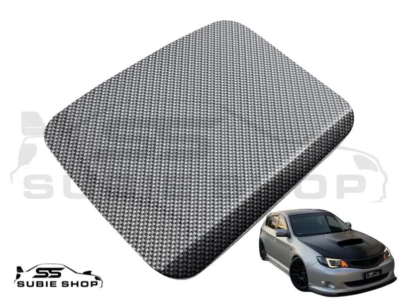 Subaru Impreza Hatch 08 - 11 Gh G3 Wrx Rs Carbon Fiber Wrapped Petrol Door Lid 1
