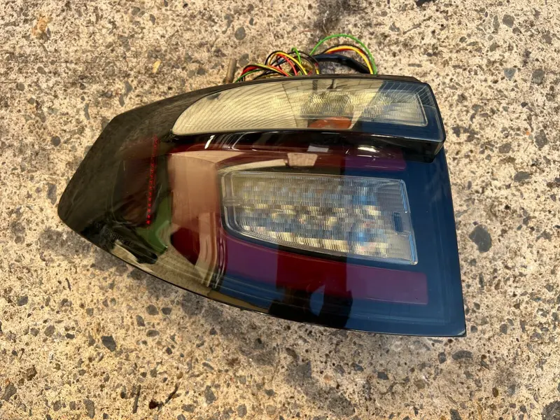 Subaru Impreza Hatch G3 Wrx 08 -14 Left Rear Brake Tailgate Tail Light Led Smoke 1