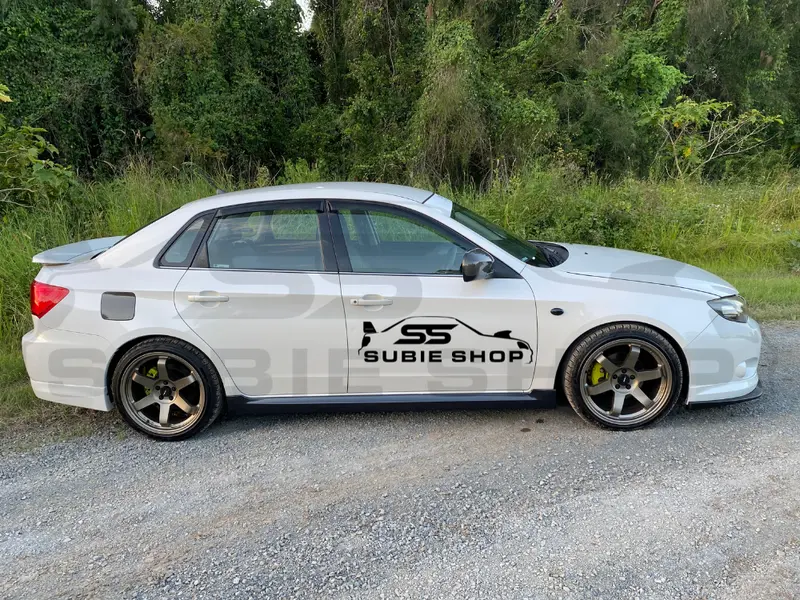 Subaru Impreza Rs 08 - 11 Gh G3 Painted Fluro Yellow Sti Type Brake Calipers Set 2