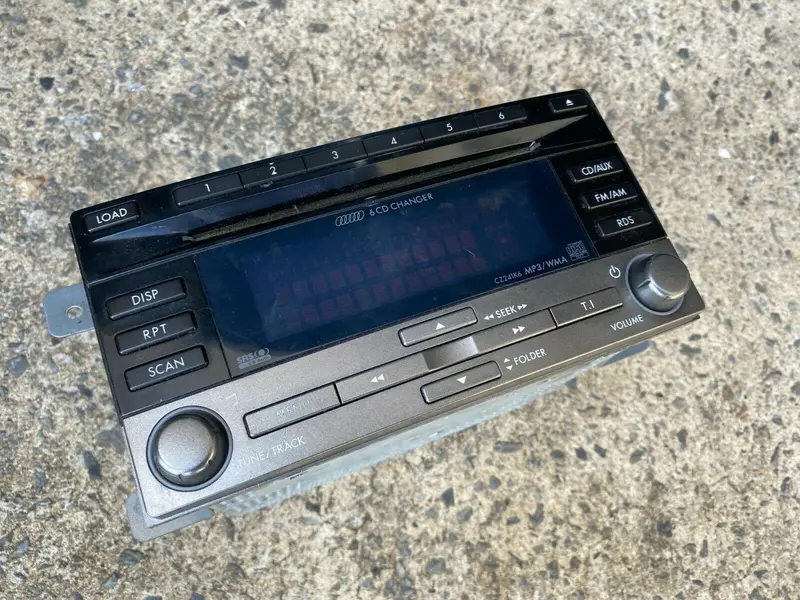 Subaru Impreza Rs 2008 - 14 Gh Hatch Stereo Cd Player System Black Head Unit Aux 1