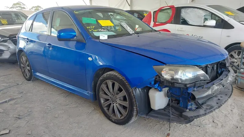 Subaru Impreza Rs Gh G3 Wrx 2008 - 11 Driver Right Side Wing Mirror Blue O2c 2