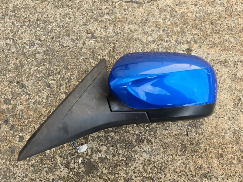 Subaru Impreza Rs Gh G3 Wrx 2008 - 11 Left Passenger Side Wing Mirror Blue O2c 1