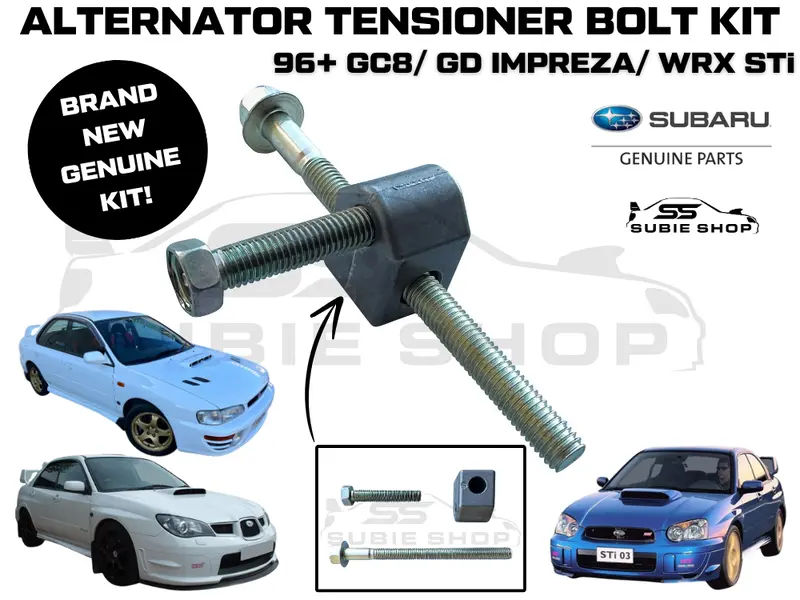 Subaru Impreza Wrx Gc8 Gd Sti 96 + Ej Alternator Belt Bracket Bolt Tensioner Set 1