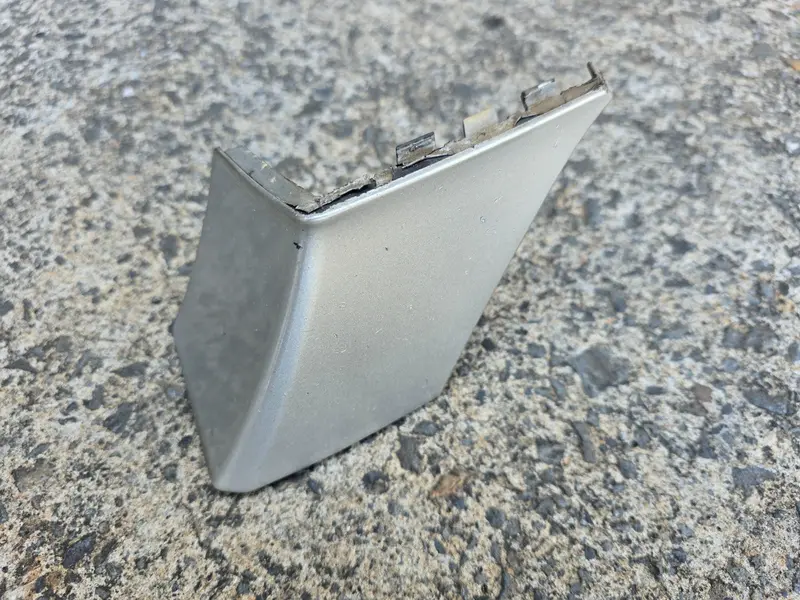 Subaru Liberty 03 - 06 Factory Front Bumper Bar Tow Hook Cap Cover Silver 39D 1