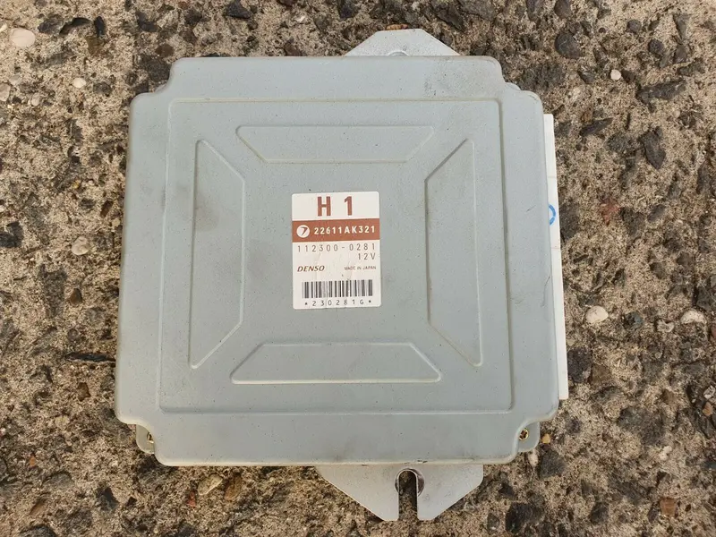 Subaru Liberty 03 - 09 Genuine Main Computer Control Unit Denso H1 22611 Ak321 1