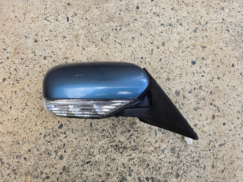Subaru Liberty Gt Outback Gen 4 03 6 Genuine Right Driver Side Mirror Blue 33A 1