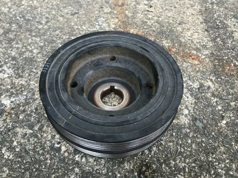 Subaru Liberty Gt Turbo Gen 4 03 - 09 Genuine Harmonic Blanacer Crank Pulley 1
