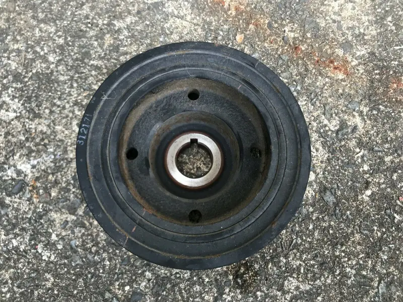 Subaru Liberty Gt Turbo Gen 4 03 - 09 Genuine Harmonic Blanacer Crank Pulley 2