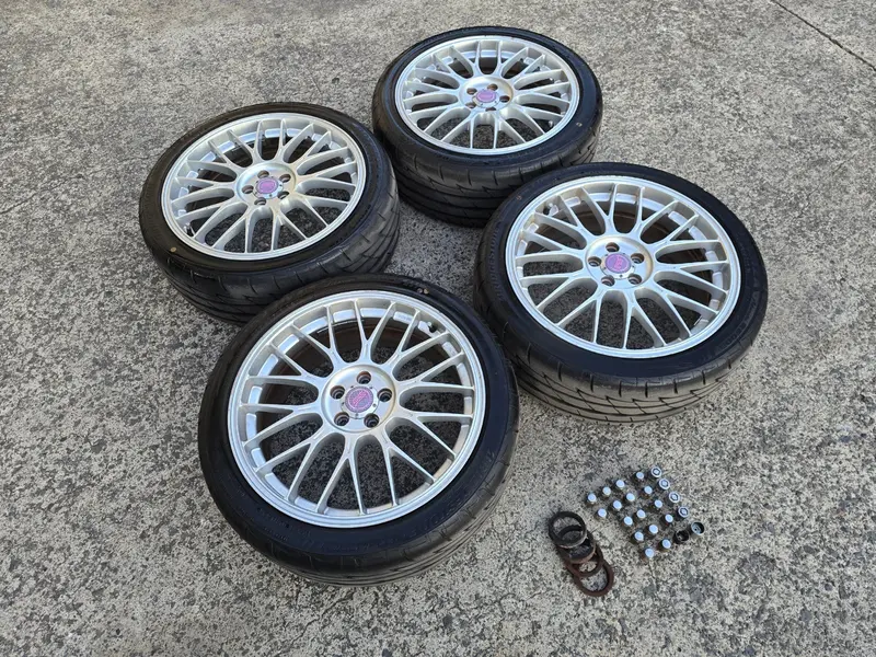 Subaru Liberty Impreza Wrx 96 - 14 Enkei Rpm2 Sti Wheels Tyres 225/40 R18" 5X100 1