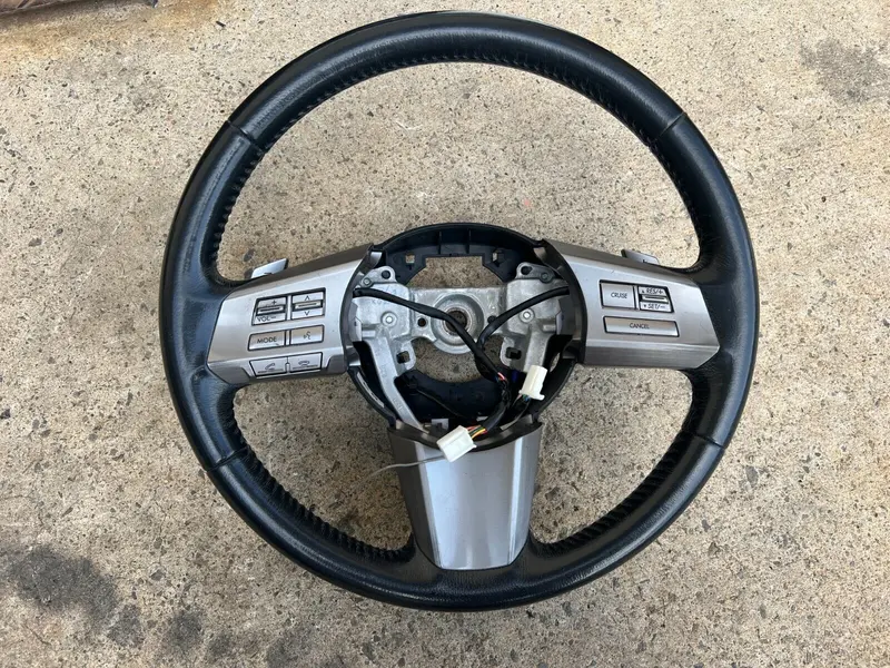 Subaru Liberty Outback 12 - 14 Gen5 Factory Leather Steering Wheel Low Kms Oem 1