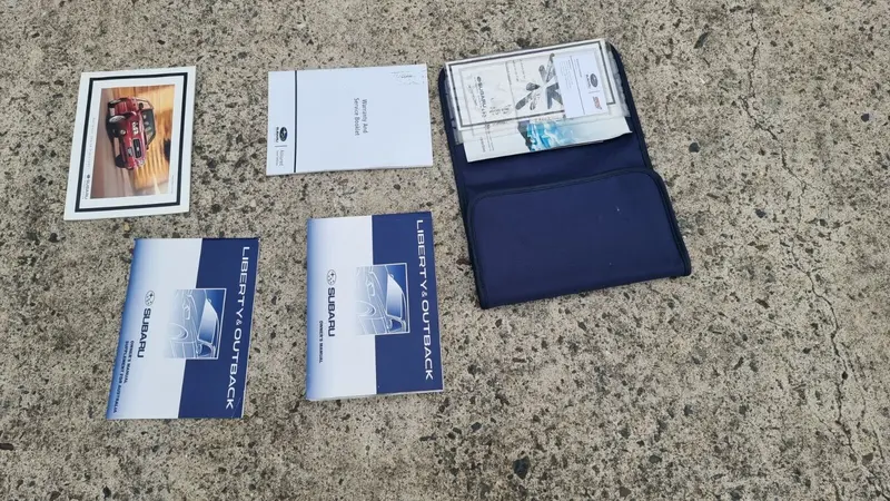 Subaru Liberty Outback 2003 - 09 Factory Owners Manual Wallet Log Books Genuine 1