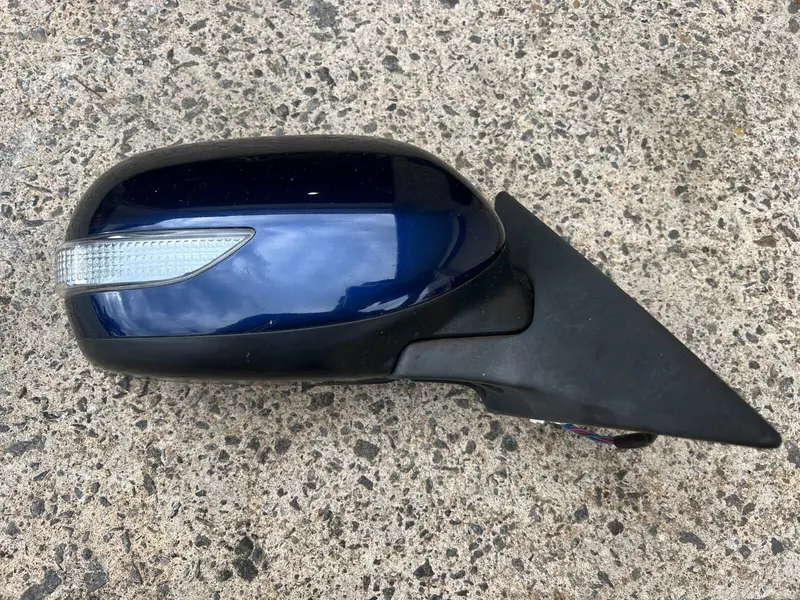 Subaru Liberty  Outback 2006 - 09 Driver Right Wing Side Mirror Rh Blue 35J 1