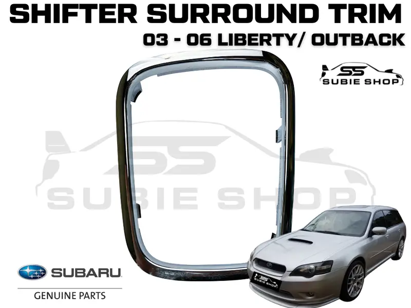 Subaru Liberty Outback Gen 4 03 -06 Auto Center Console Chrome Gear Shifter Trim 1