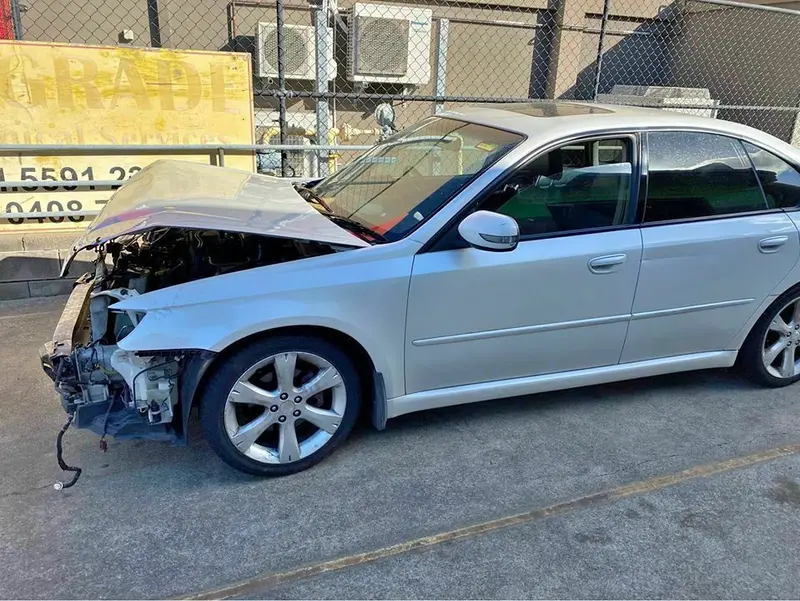 Subaru Liberty Outback Gen 4 S2 06 -09 Electric Left Side Miorror Lh White 37J 2