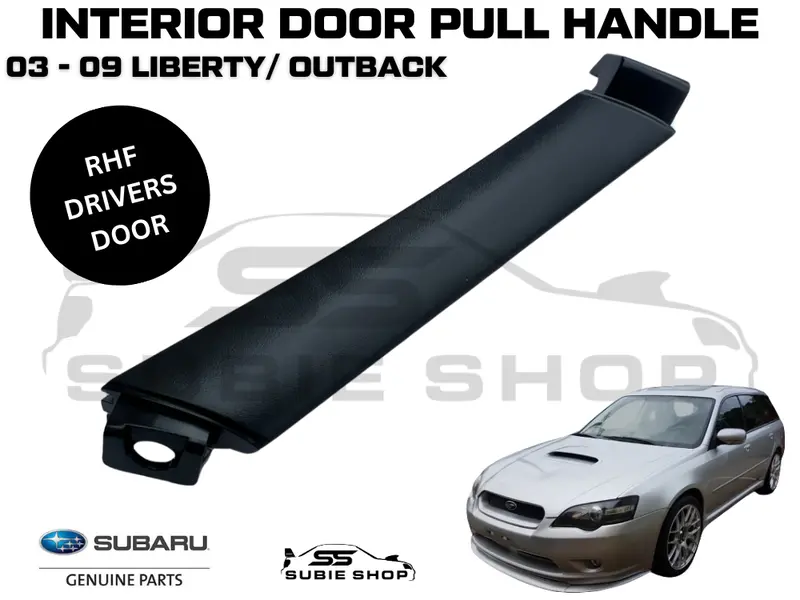 Subaru Liberty Outback Gen4 03-09 Interior Door Card Grab Pull Handle Driver Rhf 1