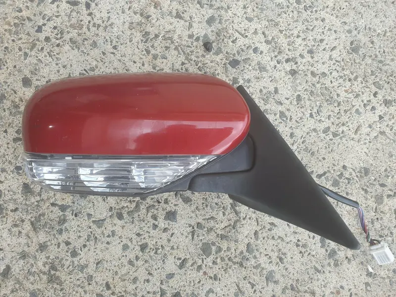 Subaru Liberty Turbo Gen 4 03 -06 Genuine Right Side Wing Mirror Rh R Red 33J 1