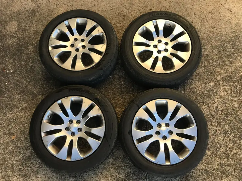 Subaru Outback 03 - 09 Spec B Factory 17" Inch Wheels Tyres Rims Mags 215/55 R17 1