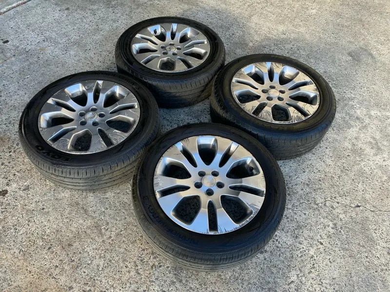 Subaru Outback H6 Spec B 03 - 09 Factory 17" Inch Wheels Tyres 215/55 R17 1