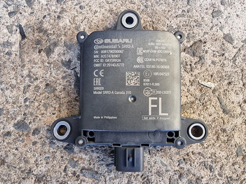 Subaru Xv Gt 2017 - 21 Fb20 Blind Spot Monitoring Computer Control Ecu Module 1