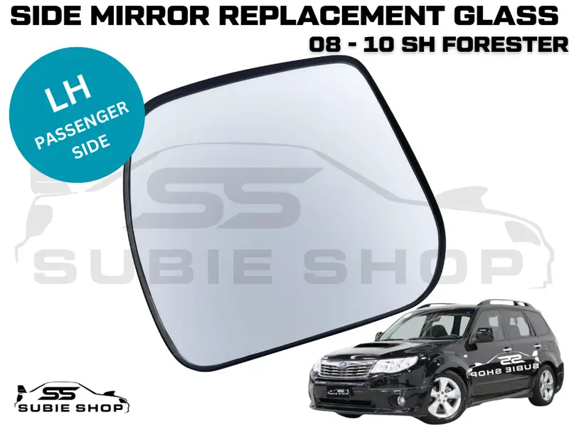 Subie Shop Side Mirror Replacement Glass Passenger L For 08 - 10 Subaru Forester 1