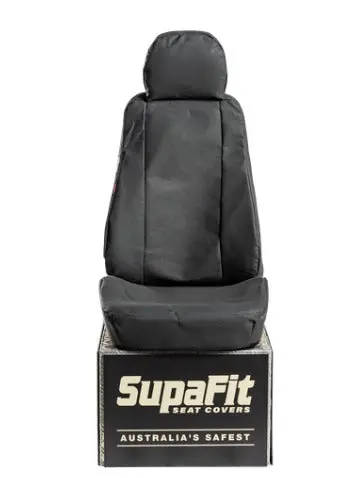 Supafit Sf85dpb Seat Covers, Black Denim For Toyota Hilux 2005-2015 1