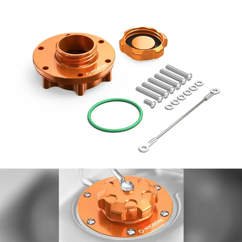 Tank Fuel Filler Neck Cap Cover Kit For Ktm 790 890 Adventure R 2019-2023 1