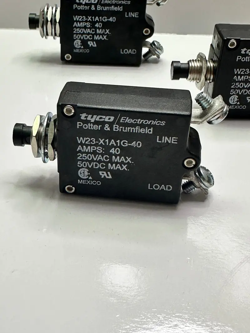 Te Connectivity W23-X1a1g-40 Thermal Circuit Breaker 40A, 240 Vac 5537289300 1