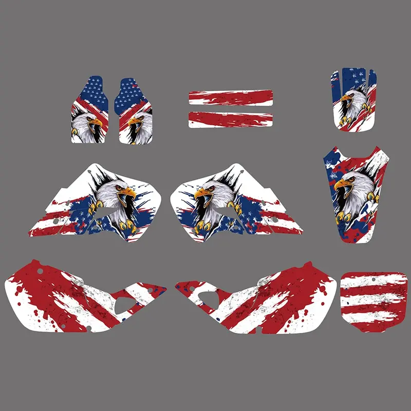 Team Decals Graphics Backgrounds Stickers For Honda Cr125 1998-1999 Cr250 1997-1999 1