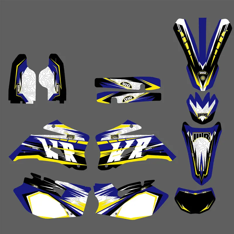 Team Decals Stickers Graphics Kit For Yamaha Wr250f Wr450f 2007-2011 1
