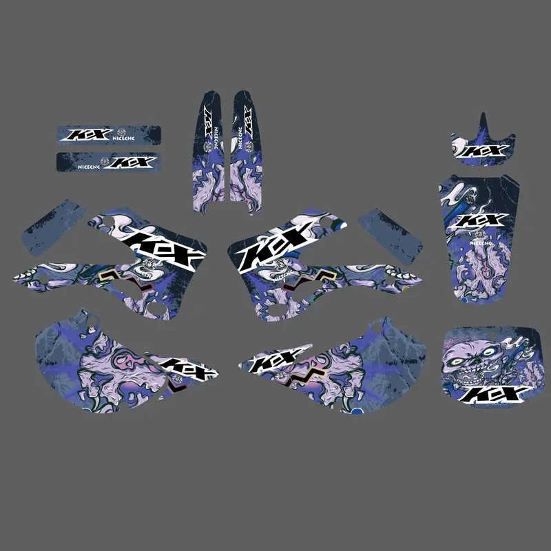 Team Graphics Background Decals For Kawasaki Kx125/Kx250 1999-2002 4