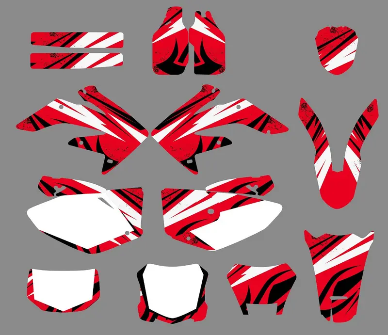 Team Graphics Backgrounds Decals Stickers For Honda Crf250x 2004-2012 1