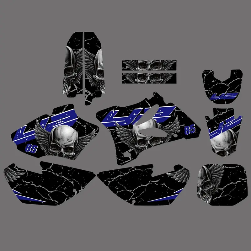 Team Graphics Backgrounds Decals Stickers For Yamaha Yz85 2002-2014 1