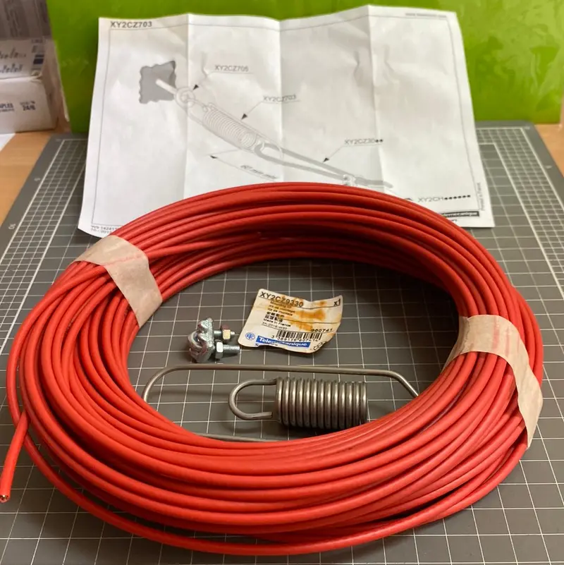 Telemecanique Emergency Stop Rope Pull Switch Xy2c Mounting Kit Xy2cz9330 1