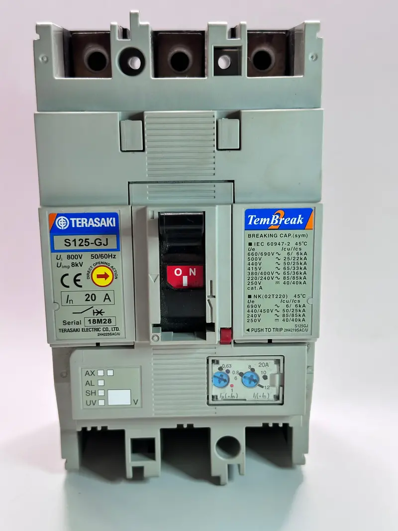 Terasaki Tembreak2 S125-Gj 3P 20A Fc Circuit Breaker 1