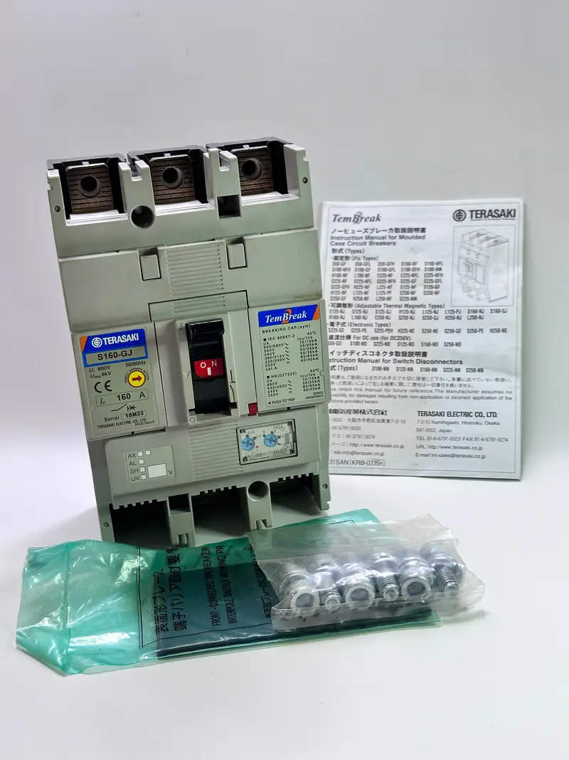 Terasaki Tembreak2 S160-Gj 3 Pole 160A Fc Circuit Breaker 1