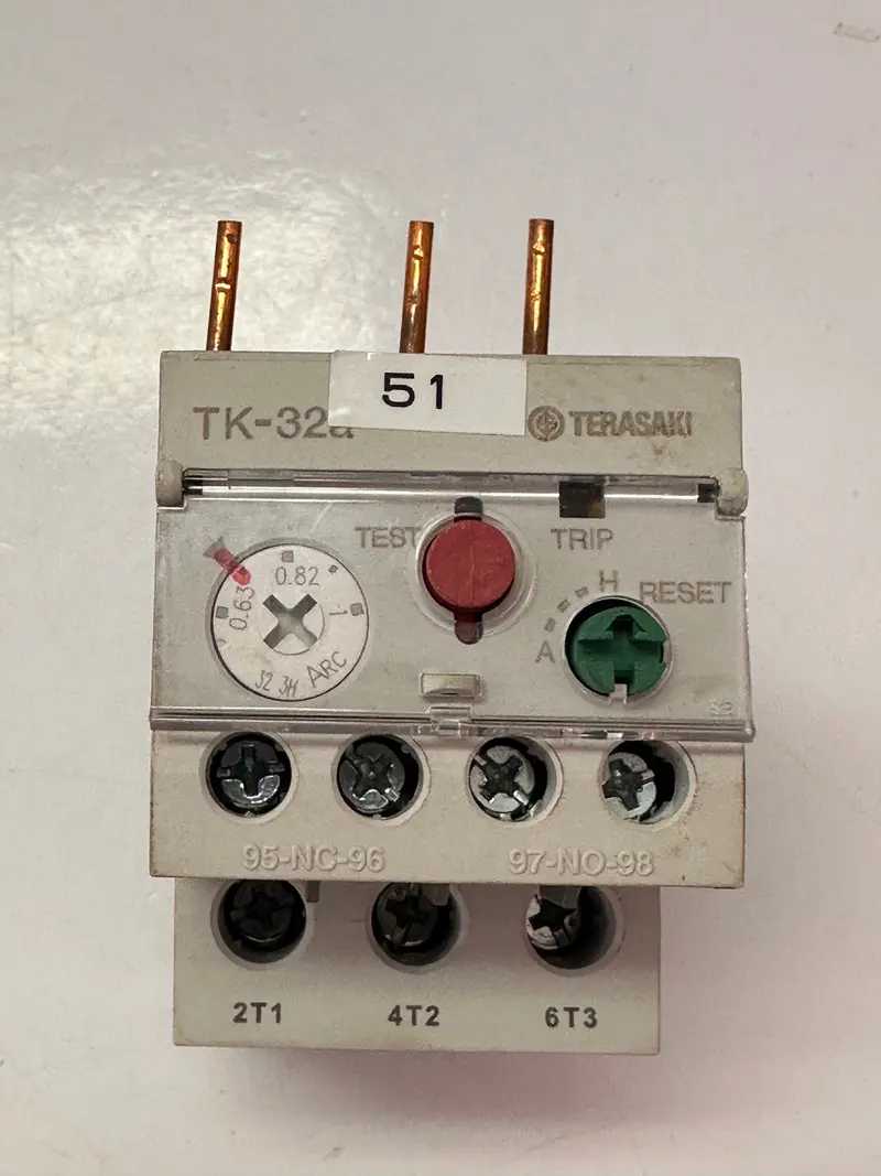 Terasaki Tk-32A 0.4~0.63A Thermal O/L Relay 820489 1
