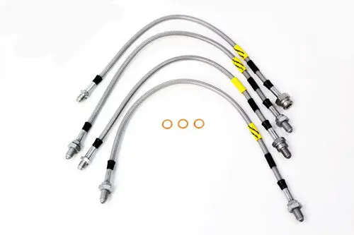 Terrafirma Goodridge +2" Ext Brake Hose Kit Def Abs 1999 To 2004 4Lin Tf643gd 1