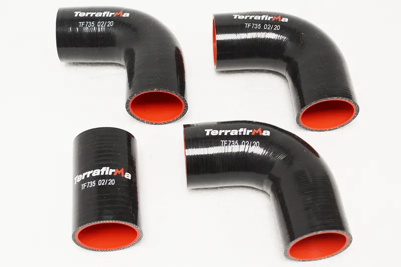 Terrafirma Silicone Intercooler Hose Kit Black 90/110/130 200Tdi 1