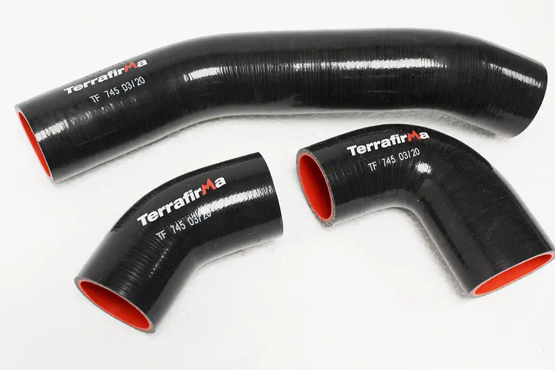 Terrafirma Silicone Intercooler Hose Kit Black 90/110/130 Td4 2.2 1