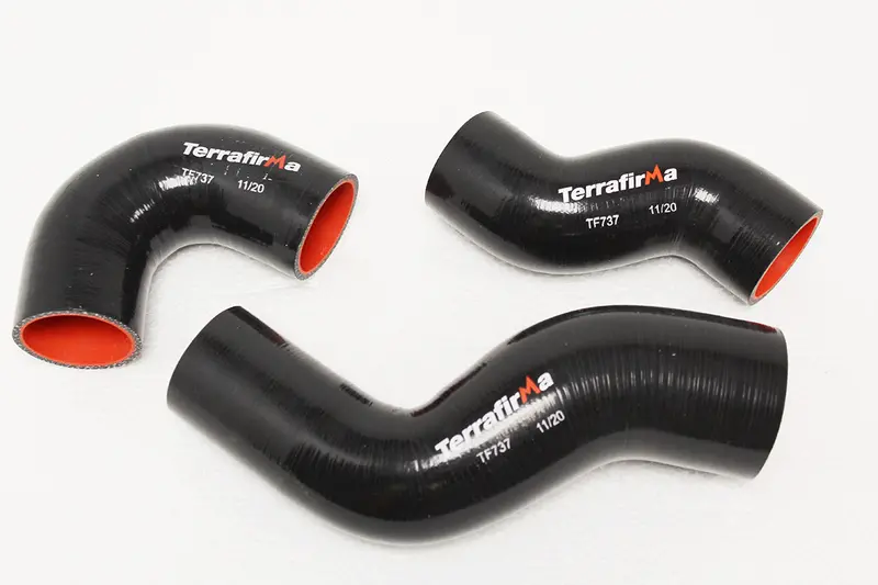 Terrafirma Silicone Intercooler Hose Kit Black 90/110/130 Td5 1