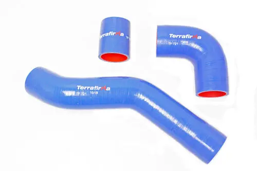 Terrafirma Silicone Intercoolerhose Kit Blue - 300Tdi - D1/Def 83-06/Rrc 1
